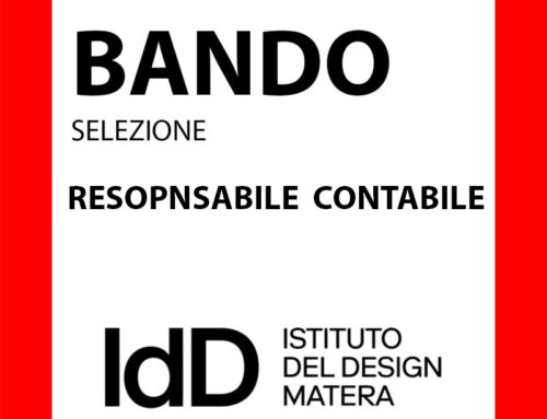 Bando selezione Responsabile Contabile